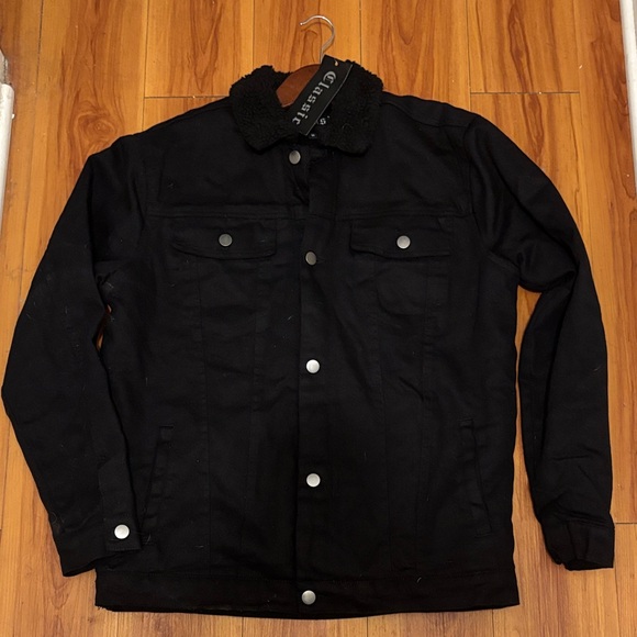 Classic Other - Classic Men's Black Shirt Jacket